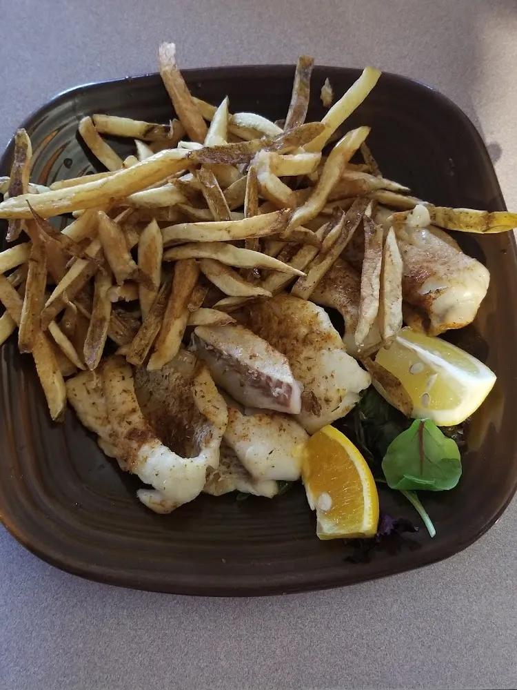 Broiled Fish and French Fries